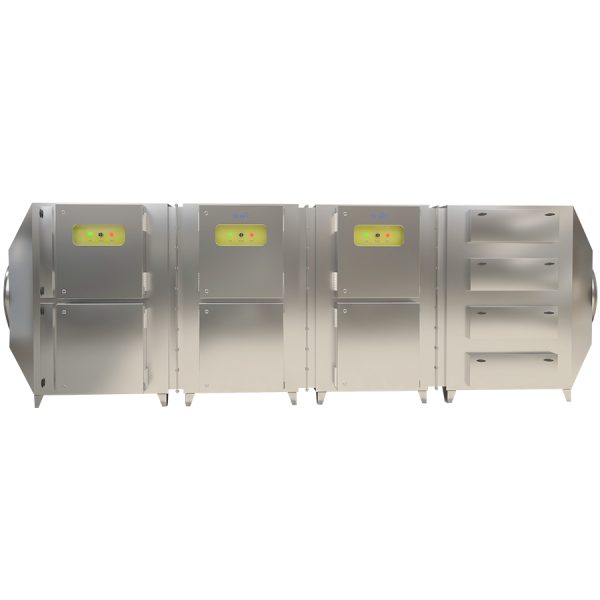 Máy UV công nghiệp kết hợp Carbon xử lý khí thải hàn thiếc Dr.Air CBUV-20K