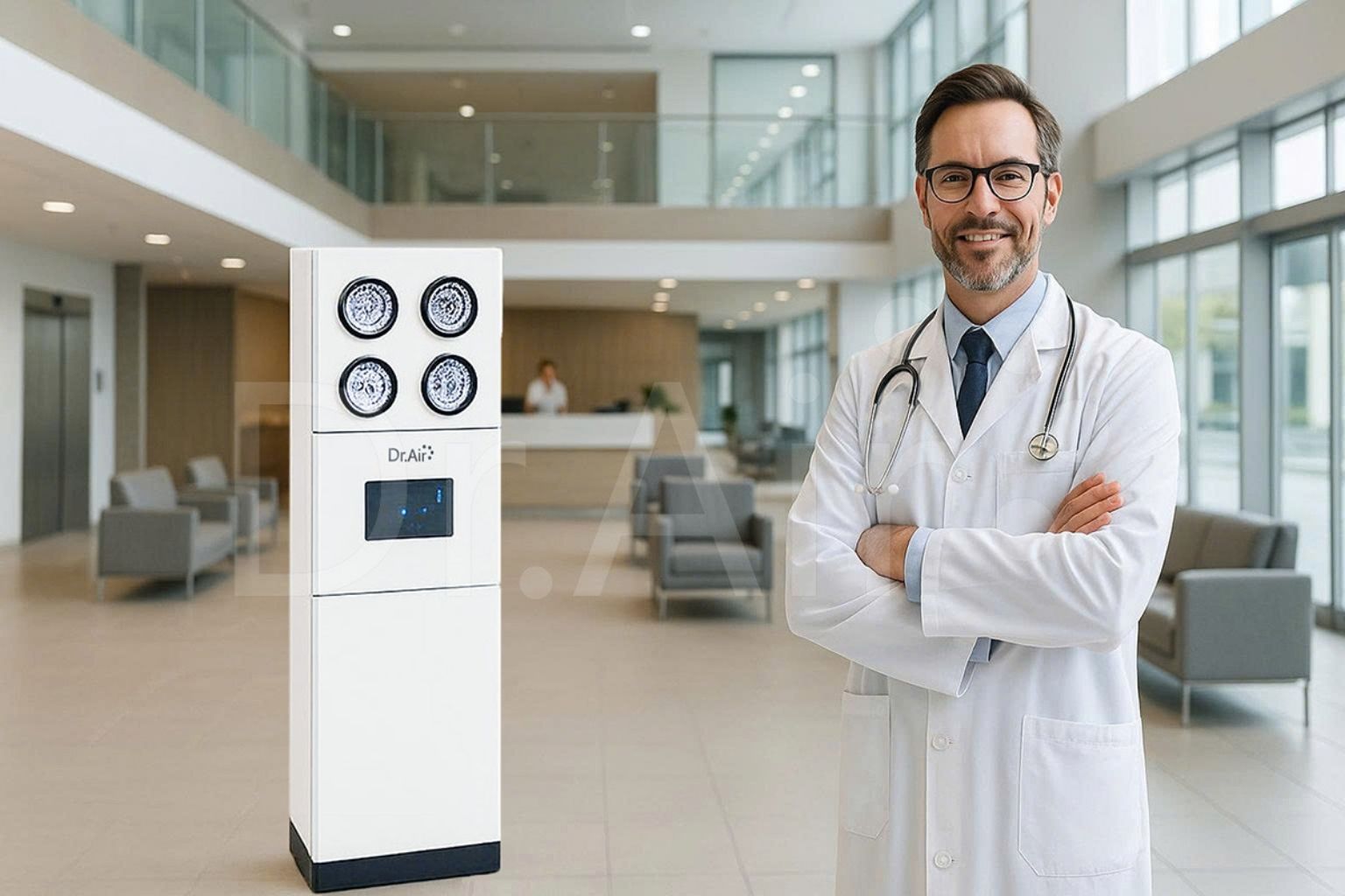 Máy lọc không khí khử trùng bệnh viện Dr.Air