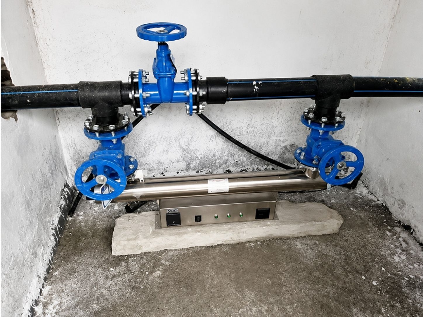 Thiết bị UV khử trùng nước ứng dụng trong thực tế