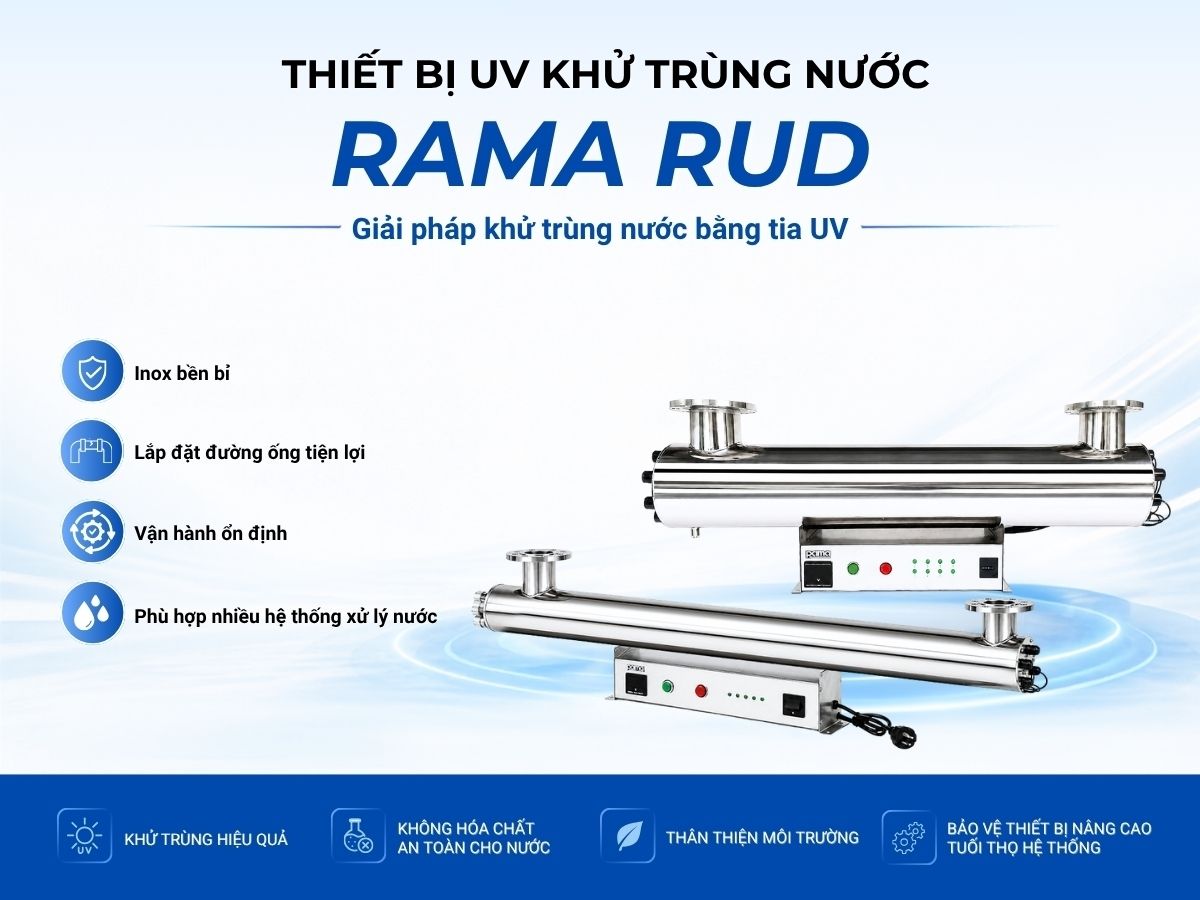 Thiết bị UV khử khuẩn nước RUD-3B150W – Giải pháp kiểm soát vi sinh cho nuôi trồng thủy hải sản