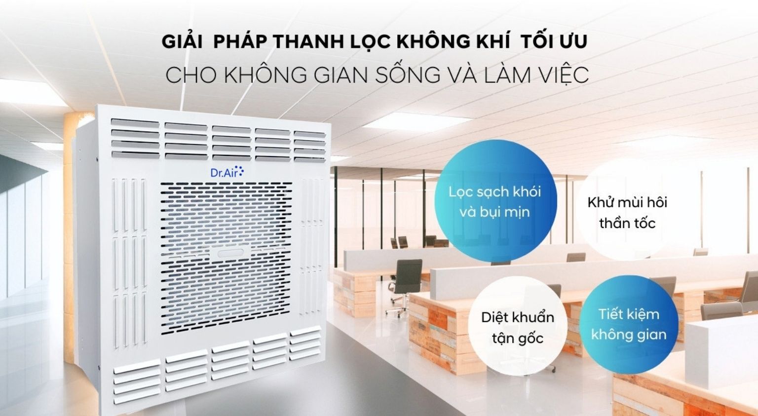 Dr.Air Like Boss – Giải pháp âm trần cho phòng hút thuốc