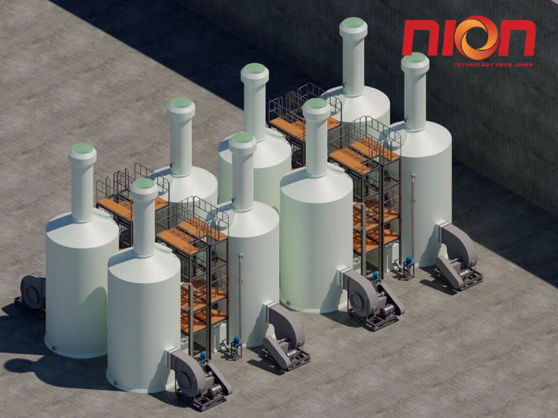 Hệ thống xử lý khí thải giúp nhà máy hoạt động hợp pháp