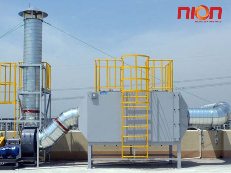 Lắp đặt hệ thống xử lý khí thải giúp bảo vệ môi trường