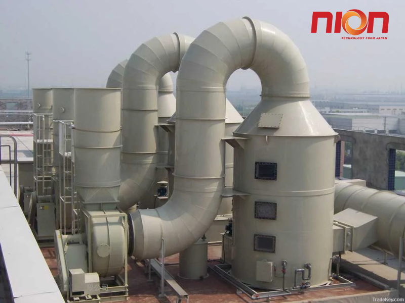 Đầu tư tháp hấp phụ than hoạt tính giúp xử lý khí thải