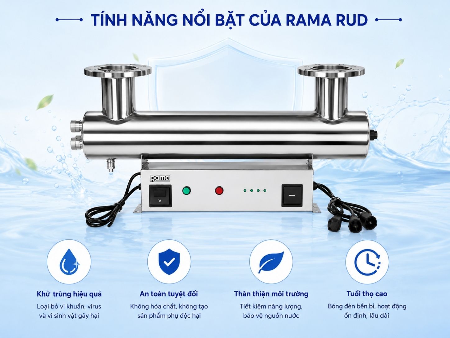 Vì sao Rama RUD được nhiều doanh nghiệp quan tâm khi xử lý nước?