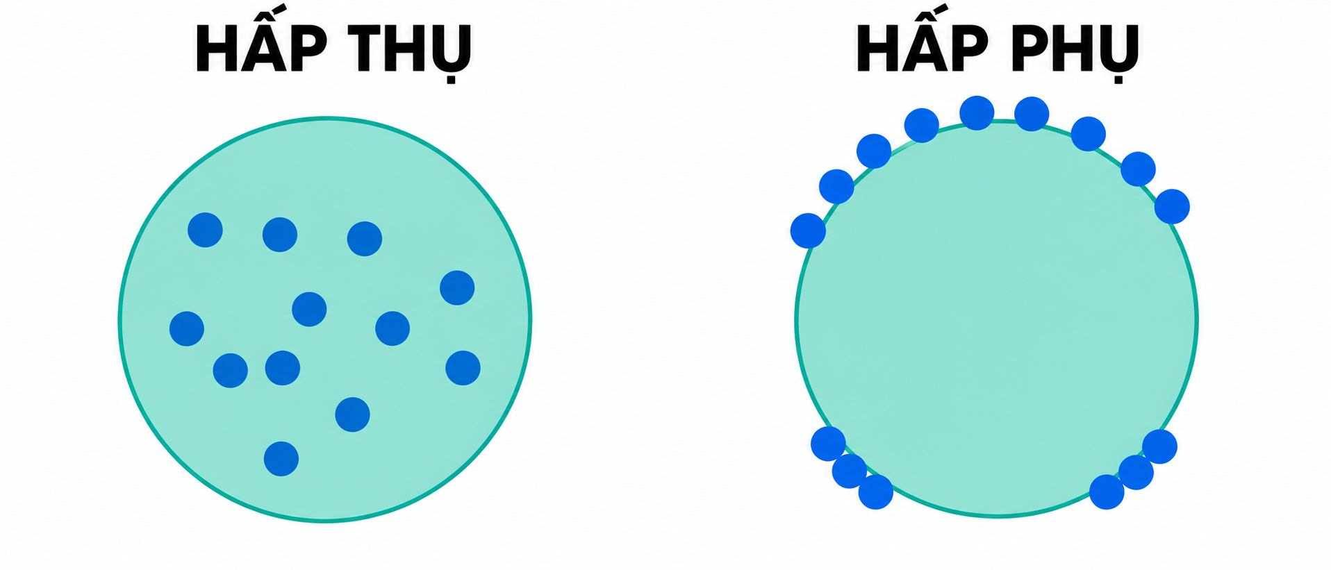 Sự khác biệt cơ bản theo cơ chế làm việc của tháp hấp phụ và thấp hấp thụ