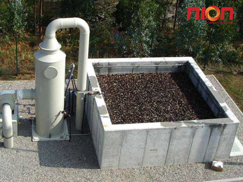 Hình ảnh hệ thống xử lý khí thải bằng phương pháp sinh học (Biofilter)