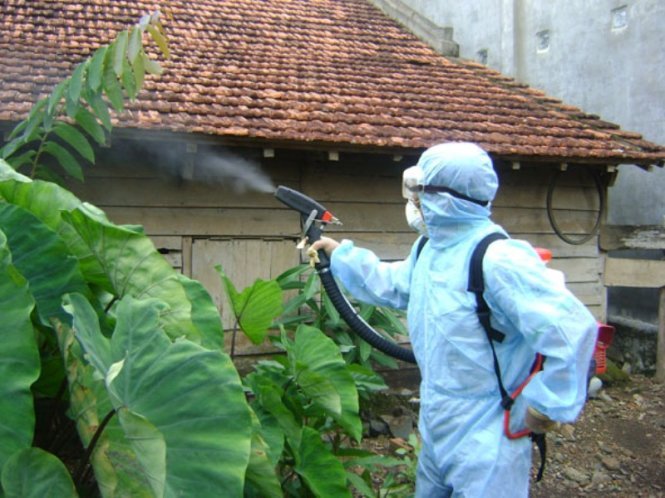 Phun thuốc diệt muỗi cần trang bị đồ bảo hộ đầy đủ
